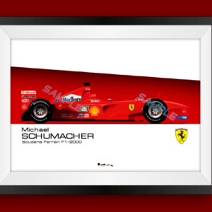 Michael Schumacher Ferrari F399 Print - Scuderia GP by ScuderiaGP