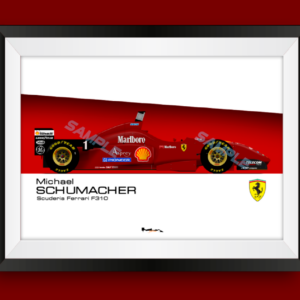 Michael Schumacher FErrari F310 Print - Scuderia GP by ScuderiaGP