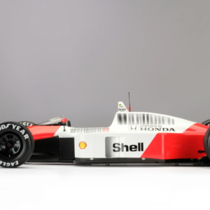 1:4 Scale Ayrton Senna's Mclaren-Honda MP4/4 Extremely Detailed from the Sports Car Racing Model Cars store collection.