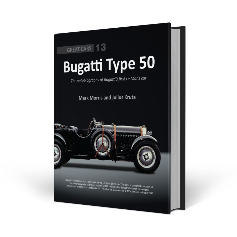 Bugatti Type 50 - The autobiography of Bugatti's First Le Mans Car from the Coffee Table Car Magazines store collection.