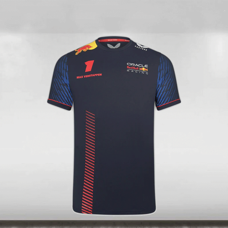 2023 Red Bull Racing Max Verstappen Driver T-shirt - Large from the Sports Car Racing Apparel store collection.