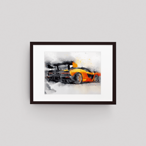 Mclaren Senna Hypercar Wall Art Print from the Ayrton Senna store collection.