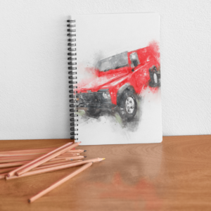 Classic 4x4 Car Notebook Sports Car Racing Books by Woolly Mammoth Media